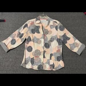 Foxcroft NYC Women's Fitted Shirt- Size 12